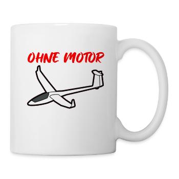 Segelflieger Segelflugzeug Segelflug Humor - Tasse - Weiß - Rechts