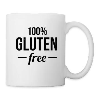 100% Gluten frei - Tasse - Weiß - Rechts