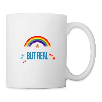 Science is like magic but real Lustiger Spruch - Tasse - Weiß - Rechts