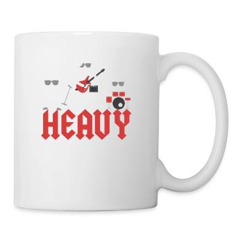 Heavy metals chemistry humor music - Mug - white - Right