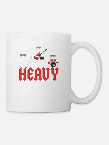 Métaux lourds chimie humour musique - Mug blanc - blanc
