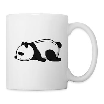 Panda du sommeil Panda fatigué - Mug blanc - blanc - Droite