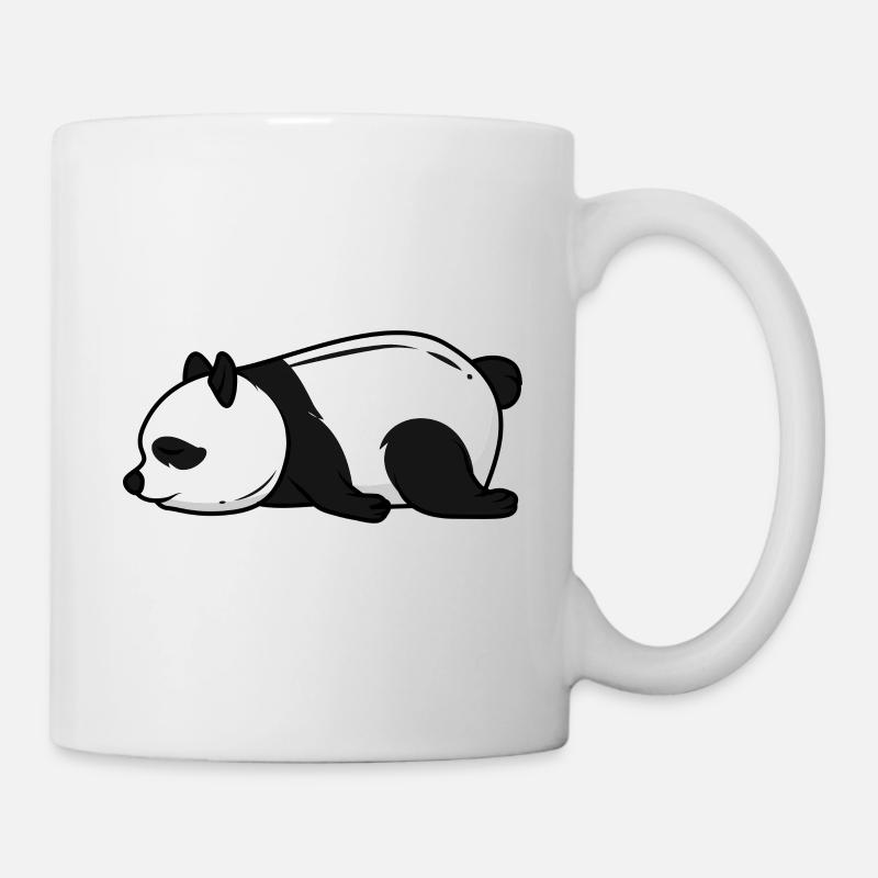 Panda du sommeil Panda fatigué - Mug blanc - blanc