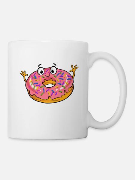 Donut - Tasse - Weiß