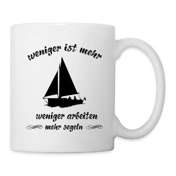 Naviguer | Cadeau marin | La voile de cadeau drôle - Mug blanc - blanc - Droite