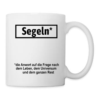 Naviguer | Cadeau marin | La voile de cadeau drôle - Mug blanc - blanc - Droite