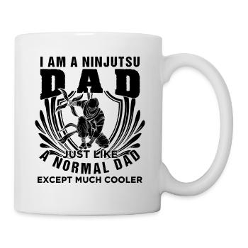 Cool Ninjutsu Dad Ninja Coach Gift - Tasse - Weiß - Rechts
