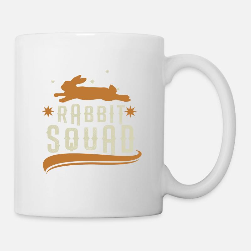 Rabbit Squad Group Rabbits - Mug - white