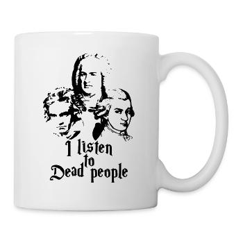 Mozart Bach Beethoven - Mug - white - Right
