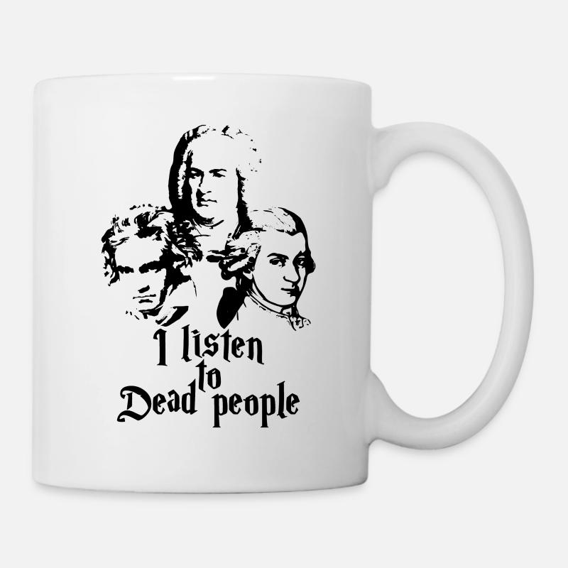 Mozart Bach Beethoven - Mug blanc - blanc