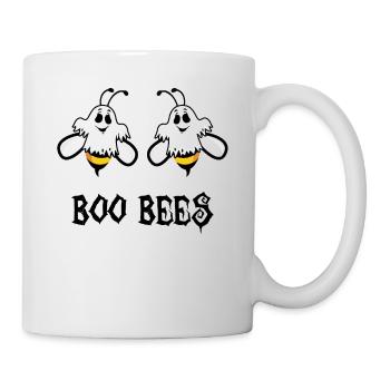 Boo Bees Funny Halloween Bee Lovers Sarcastic - Mug - white - Right