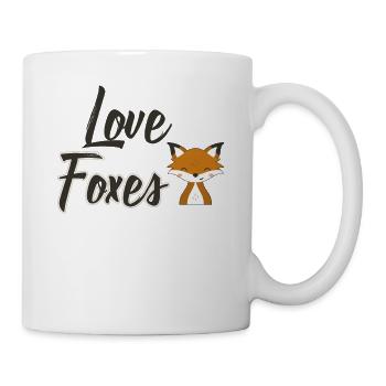 Fuchs - Tasse - Weiß - Rechts