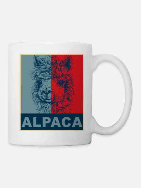 Alpaga alpaga - Mug blanc - blanc