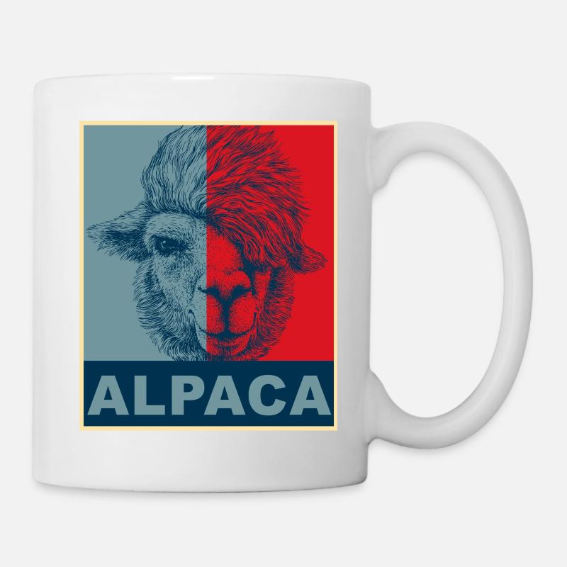Alpaka Alpaca - Tasse - Weiß