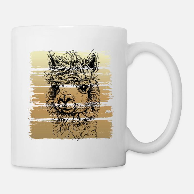 Alpaka Alpaca - Tasse - Weiß