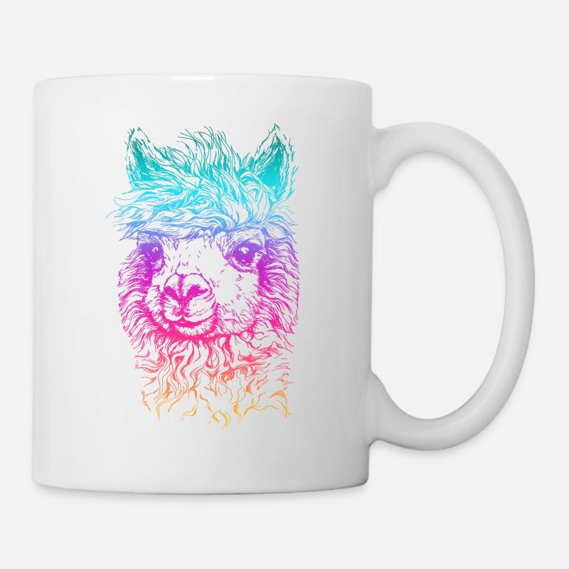 Alpaka Alpaca - Tasse - Weiß