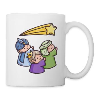 Heilige drei Könige Morgenland Weihnacht Geschenk - Tasse - Weiß - Rechts