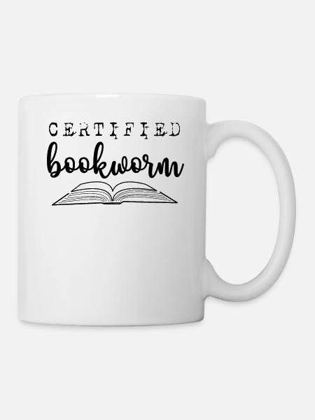 Bookworm - rat de bibliothèque - Mug blanc - blanc