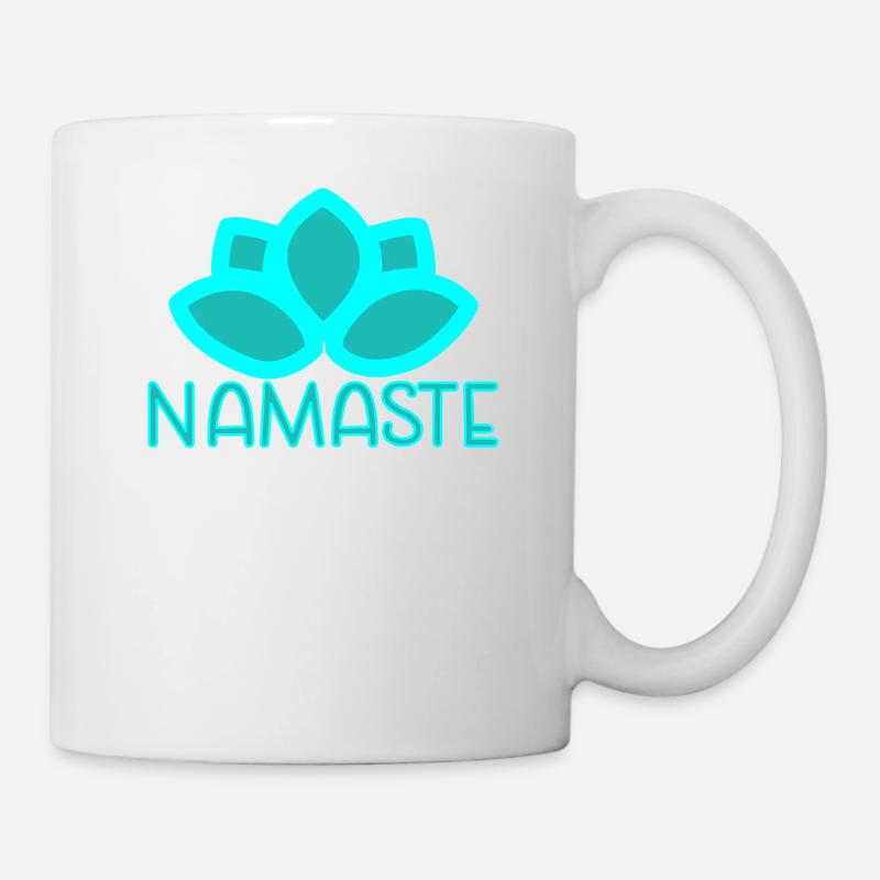 Namaste - Tasse - Weiß