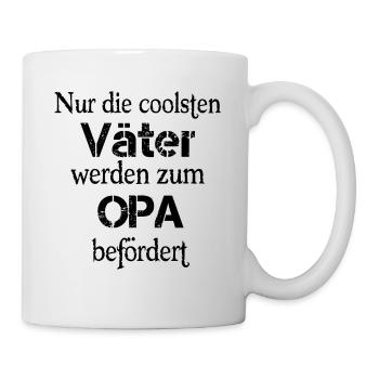Father Grandpa Papa Grandfather promotes gift Grandchildren - Mug - white - Right