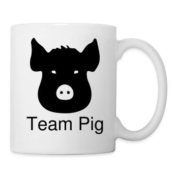 HBL Team Pig black 1b1d3964bd25233fd7111078634ff07 - Mug - white - Right