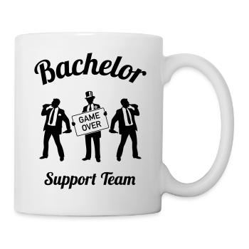 Bachelor Game Over Support Team Stag Party 1C - Tasse - Weiß - Rechts