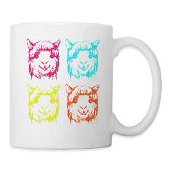 Alpaka - Tasse - Weiß - Rechts