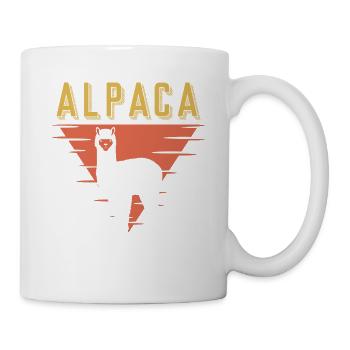 Alpaka - Tasse - Weiß - Rechts