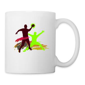 HANDBALL - Mug blanc - blanc - Droite