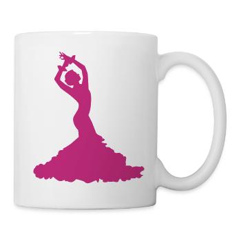 Flamenco - Tasse - Weiß - Rechts