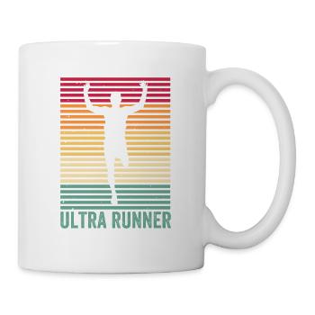 Ultramarathon Ultra Runner Joggen Laufen 100 km - Tasse - Weiß - Rechts