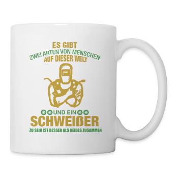 Schweisser Shirt · Schweißen · Schweißer Geschenk - Tasse - Weiß - Rechts