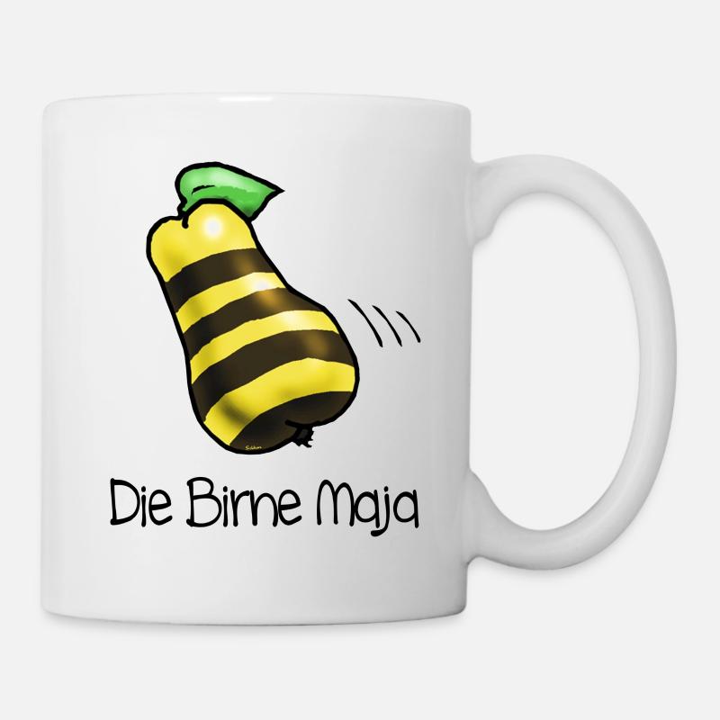 Birne Maja - Tasse - Weiß
