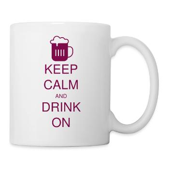 HBL KEEP CALM AND DR pinks 86cf611181a9a46d1677c4a - Mug - white - Right