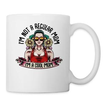 Je ne suis pas une maman ordinaire Je suis une maman cool - Mug blanc - blanc - Droite