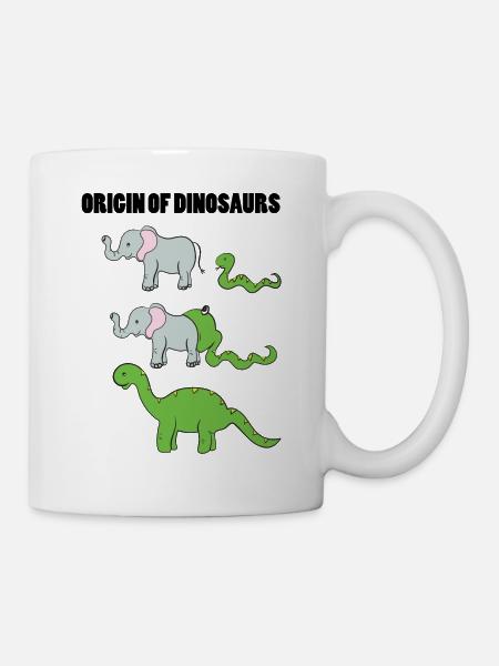 Elephant snake Dino - Mug - white