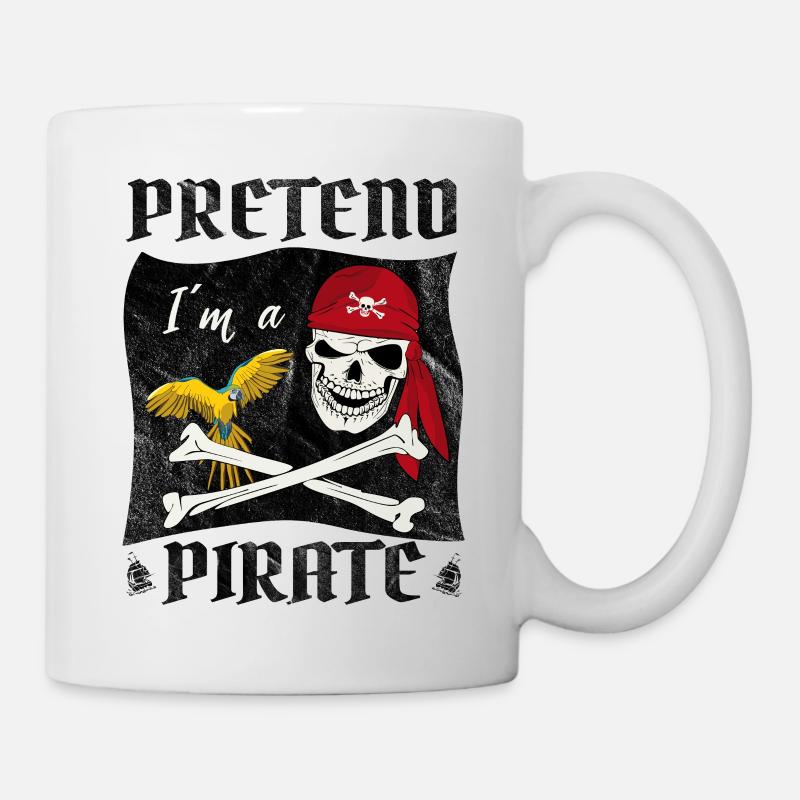 Prétendre que je suis un pirate - Mug blanc - blanc