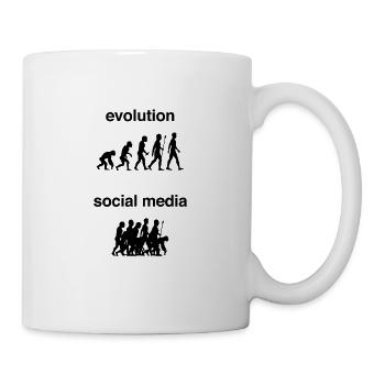 internet evolution - Mug - white - Right