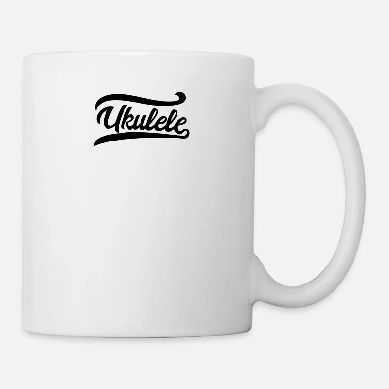 ukulélé - Mug blanc - blanc