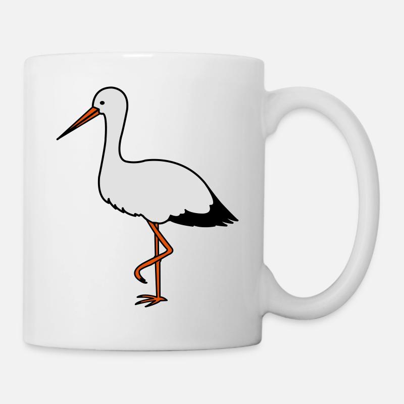 storch - Tasse - Weiß