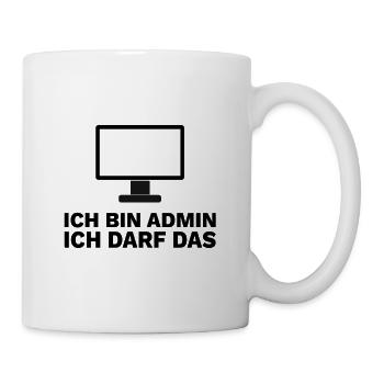 Programmierer Root Administrator - Tasse - Weiß - Rechts