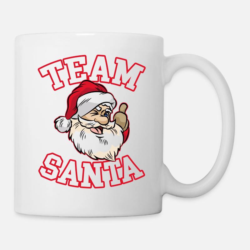 TEAM SANTA - Mug blanc - blanc