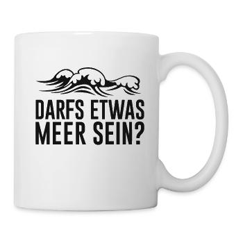Urlaub – Shirt Familienurlaub Strand Geschenk - Tasse - Weiß - Rechts