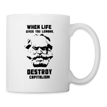 Karl Marx - Tasse - Weiß - Rechts