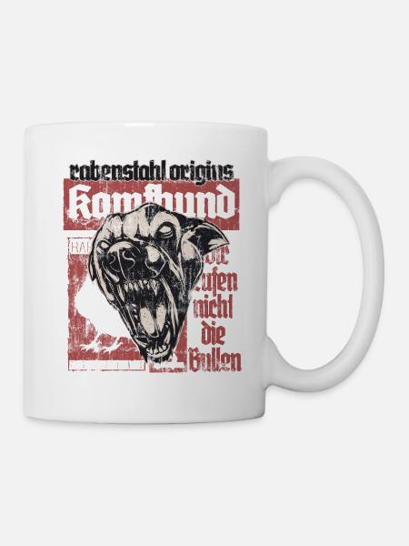 Kampfhund - Tasse - Weiß