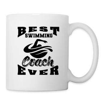 Nager natation amateur de sport - Mug blanc - blanc - Droite