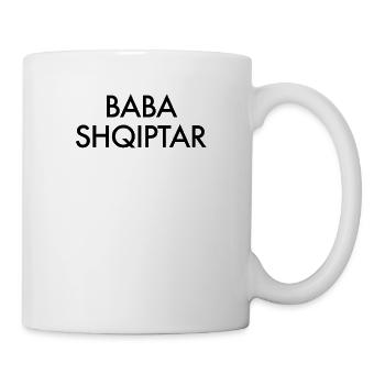 Baba Shqiptar | Albanischer Vater, Albanien - Tasse - Weiß - Rechts