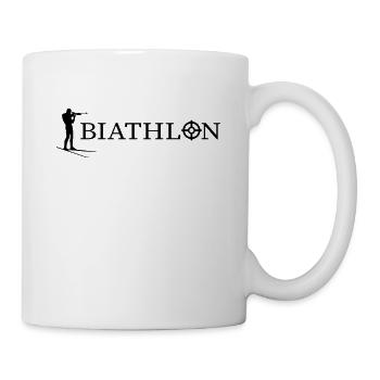 Biathlon Wintersport - Tasse - Weiß - Rechts