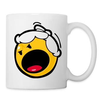 Smiley Anger Madness - Mug - white - Right