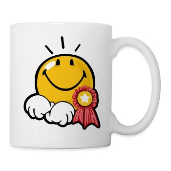 Smiley Award - Mug blanc - blanc - Droite
